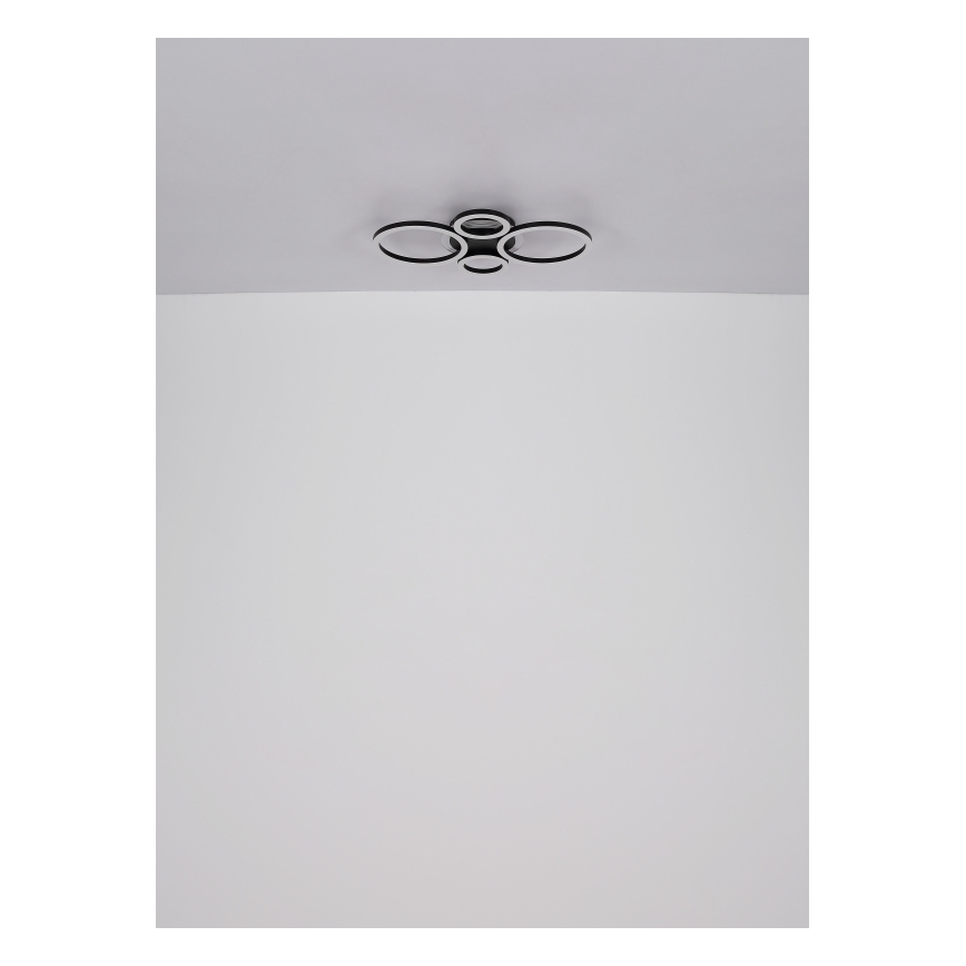 Globo - Светодиодный потолочный светильник LED/40 Вт/230 В 2700/4500/6500 К 35,5x53 см черный
