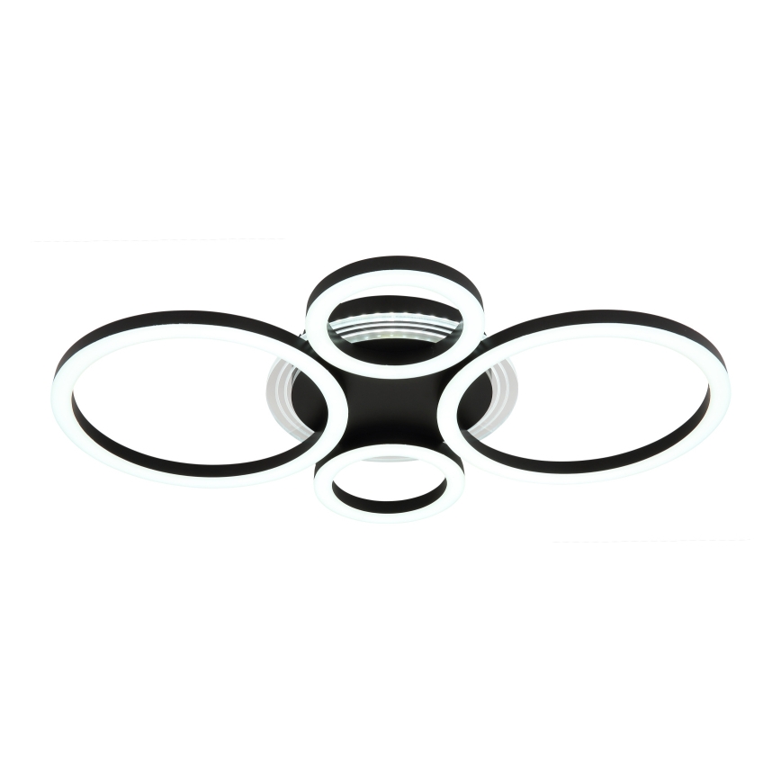 Globo - Світильник стельовий LED/40W/230V 2700/4500/6500K діам. 35,5x53 см чорний