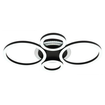 Globo - LED стельовий світильник LED/40 Вт/230 В 2700/4500/6500 К, діам. 35,5x53 см, чорний