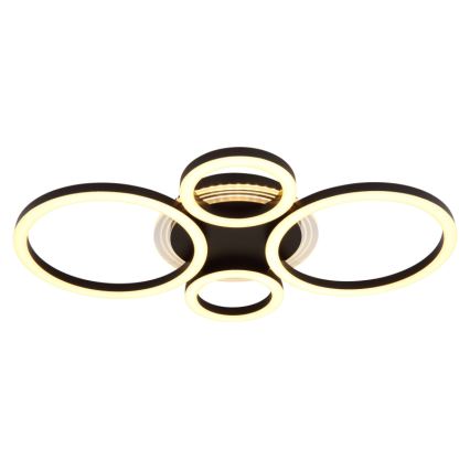 Globo - Светодиодный потолочный светильник LED/40Вт/230В 2700/4500/6500К диаметр 35,5x53 см черный