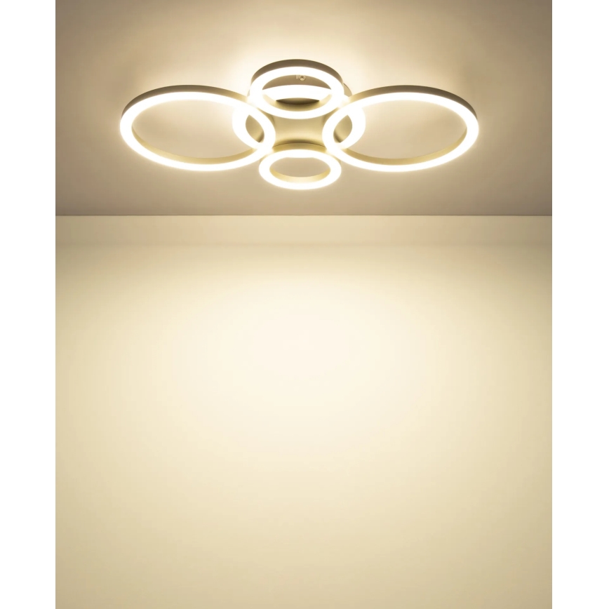 Globo - светодиодный потолочный светильник LED/40Вт/230В 2700/4500/6500К диаметр 35,5x53 см латунь