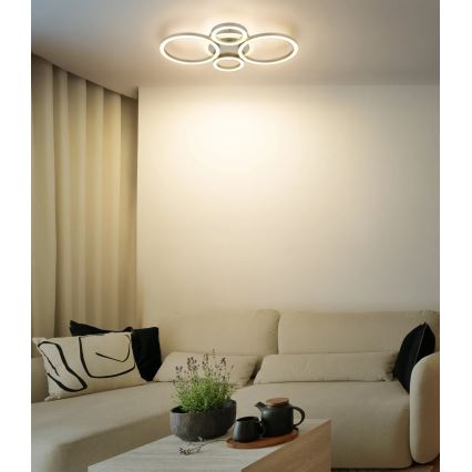 Globo - LED стельовий світильник LED/40W/230V 2700/4500/6500K діаметр 35,5x53 см латунь