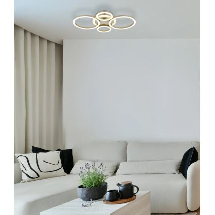 Globo - LED стельовий світильник LED/40W/230V 2700/4500/6500K діаметр 35,5x53 см латунь