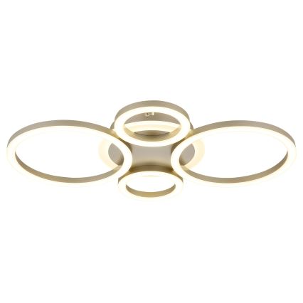 Globo - LED стельовий світильник LED/40W/230V 2700/4500/6500K діаметр 35,5x53 см латунь