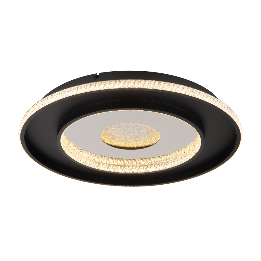 Globo - Світильник стельовий світлодіодний димований LED/30W/230V 2700-6500K діам. 52,5 см чорний + дистанційне керування