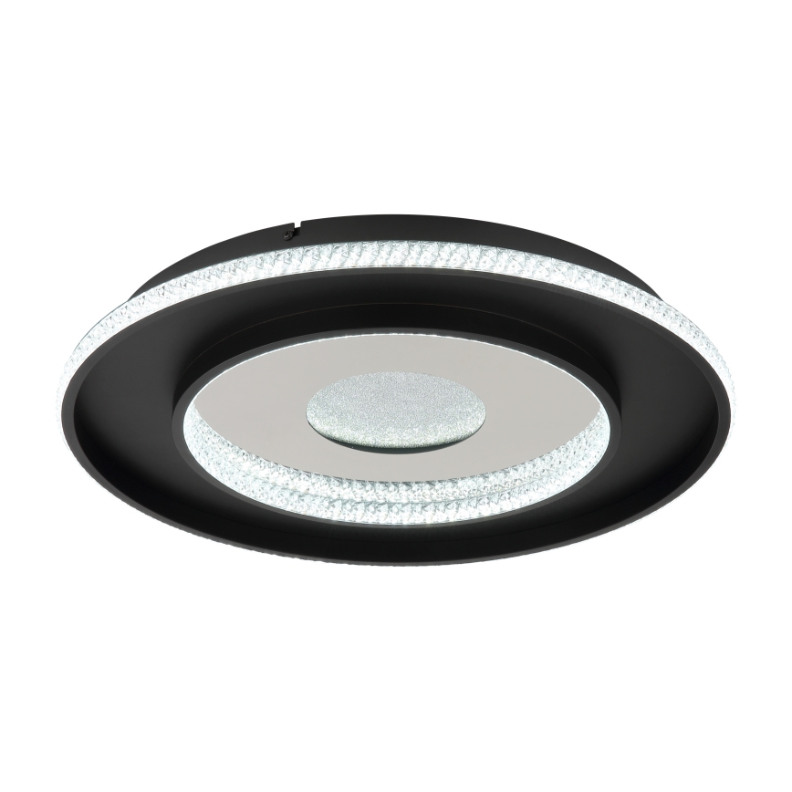 Globo - Світильник стельовий світлодіодний димований LED/30W/230V 2700-6500K діам. 52,5 см чорний + дистанційне керування