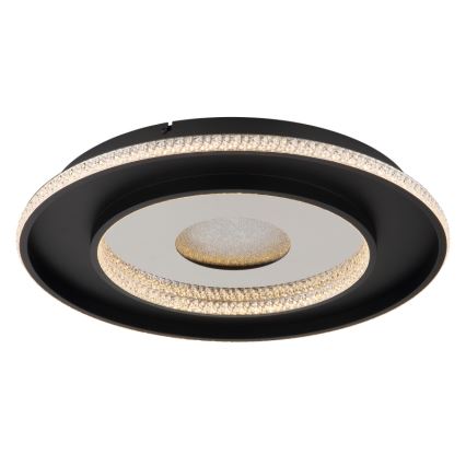 Globo - Світильник стельовий світлодіодний димований LED/30W/230V 2700-6500K діам. 52,5 см чорний + дистанційне керування