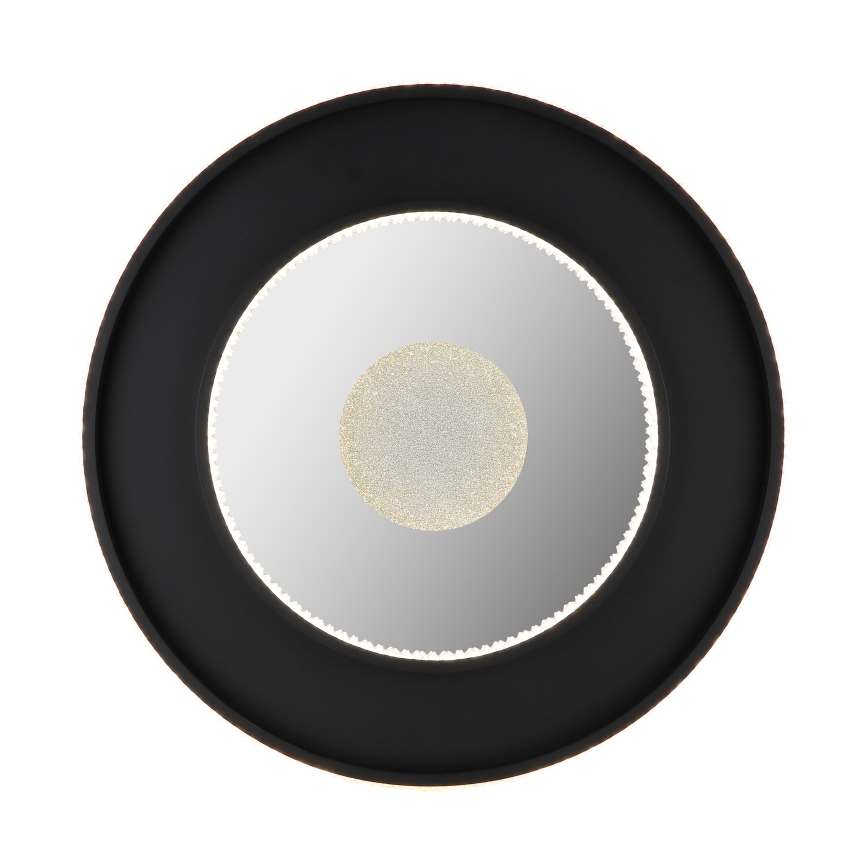 Globo - Світильник стельовий світлодіодний димований LED/30W/230V 2700-6500K діам. 52,5 см чорний + дистанційне керування