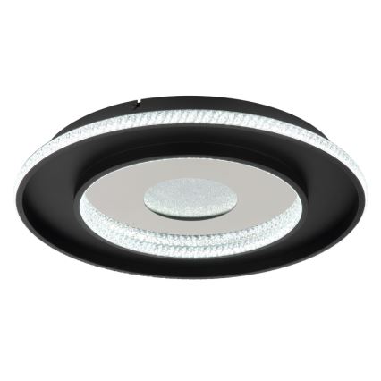 Globo - Светодиодный регулируемый потолочный светильник LED/30Вт/230В 2700-6500K диаметр 52,5 см черный + пульт дистанционного управления