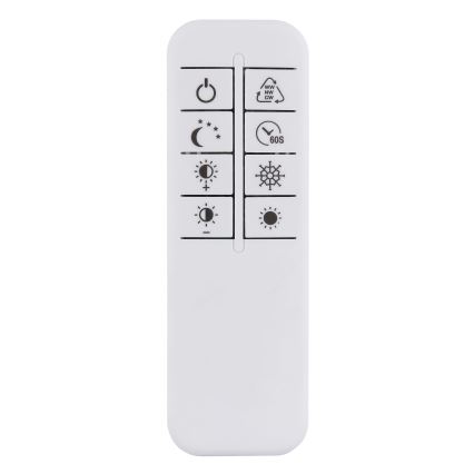 Globo - Светодиодная подвесная люстра с регулированием яркости LED/54W/230V 2700-6500K диаметр 60 см черный + дистанционное управление