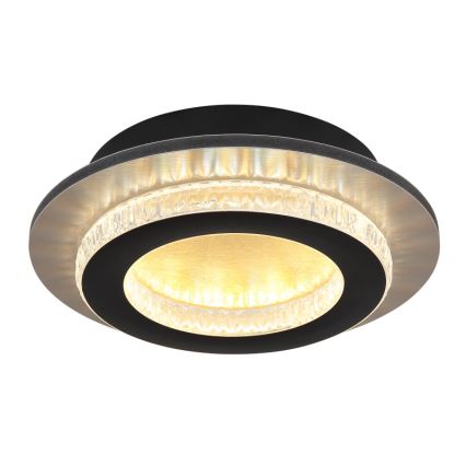 Globo - LED-потолочный светильник LED/12 Вт/230 В, 3000/4000/6500K, диаметр 20 см, чёрный