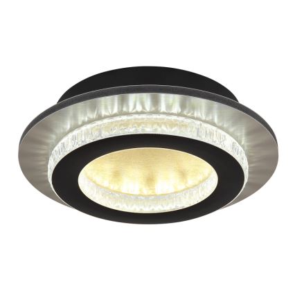Globo - LED-потолочный светильник LED/12 Вт/230 В, 3000/4000/6500K, диаметр 20 см, чёрный