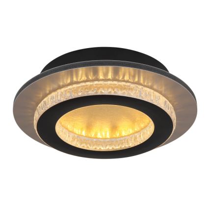 Globo - LED-потолочный светильник LED/12 Вт/230 В, 3000/4000/6500K, диаметр 20 см, чёрный