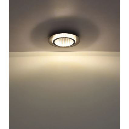 Globo - потолочный светильник LED, 24 Вт, 230 В, 3000/4000/6500K, диаметр 35 см, антрацит