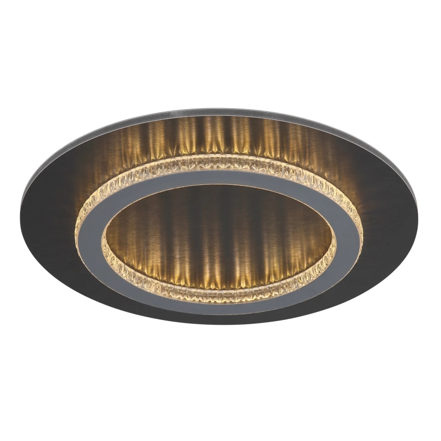 Globo - потолочный светильник LED, 24 Вт, 230 В, 3000/4000/6500K, диаметр 35 см, антрацит