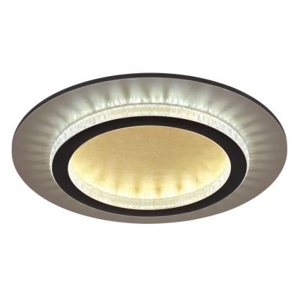 Globo — LED-потолочный светильник, 24 Вт, 230 В, с выбором цветовой температуры 3000/4000/6500 К, диаметр 35 см, чёрный