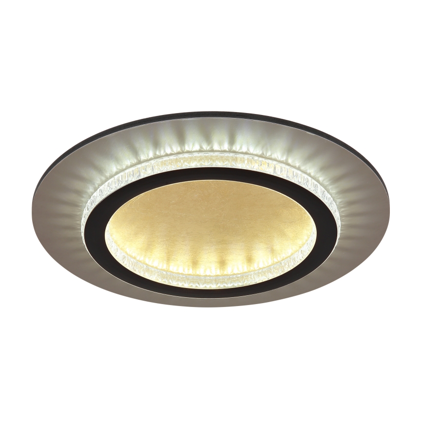 Globo — LED-потолочный светильник, 24 Вт, 230 В, с выбором цветовой температуры 3000/4000/6500 К, диаметр 35 см, чёрный