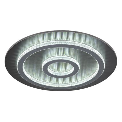 Globo - диммируемый светодиодный потолочный светильник LED/40 Вт/230 В 3000-6500 К, диаметр 45 см, антрацит + пульт дистанционного управления