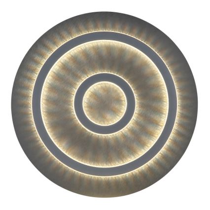 Globo - Димований LED-стельовий світильник LED/40W/230V 3000-6500K, діаметр 45 cm, антрацит + пульт дистанційного керування