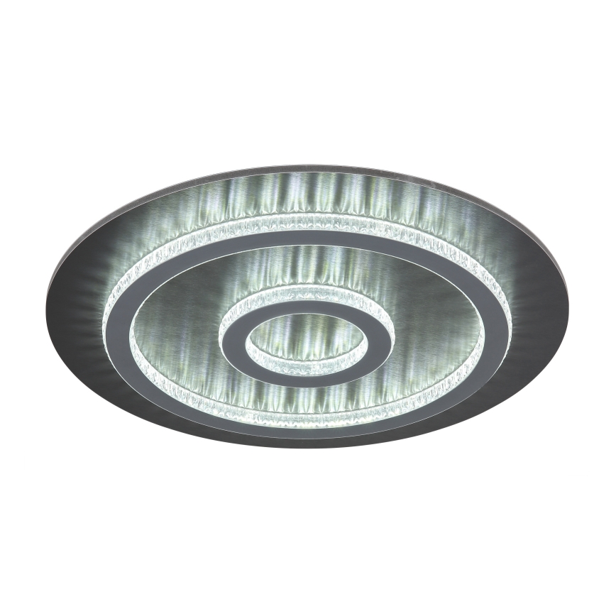 Globo - Димований LED-стельовий світильник LED/40W/230V 3000-6500K, діаметр 45 cm, антрацит + пульт дистанційного керування