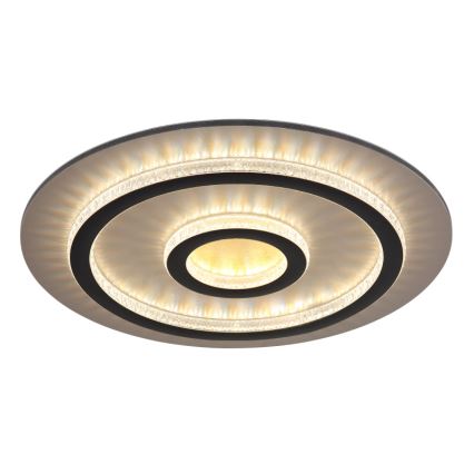 Globo - LED Диммируемый потолочный светильник LED/40Вт/230В 3000-6500К диаметр 45 см чёрный + пульт дистанционного управления