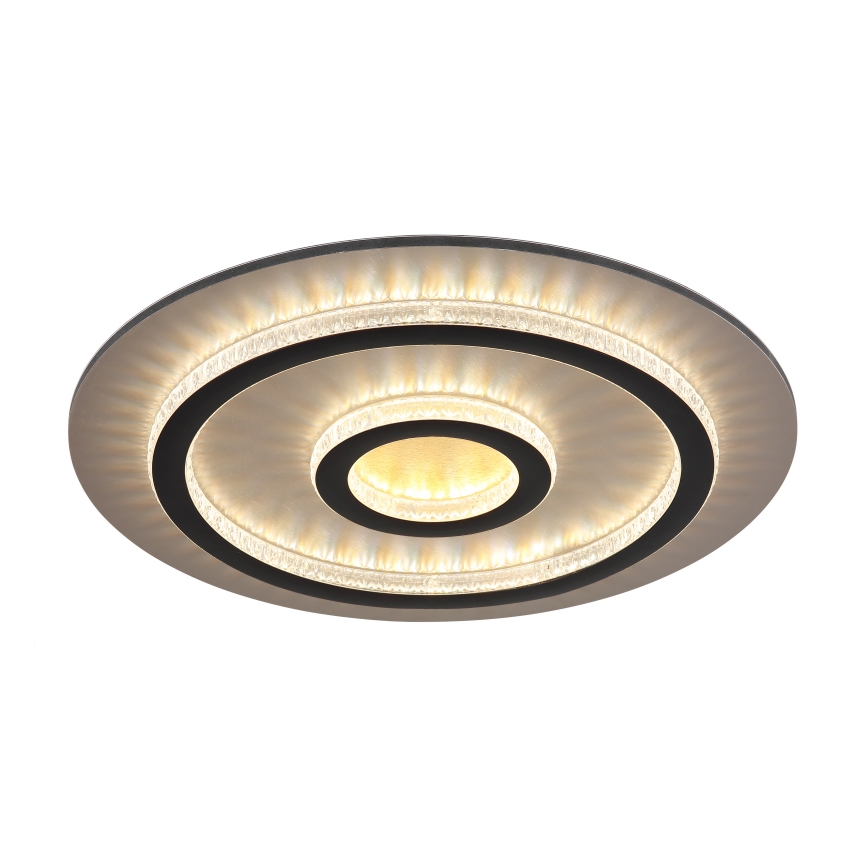 Globo - LED Диммируемый потолочный светильник LED/40Вт/230В 3000-6500К диаметр 45 см чёрный + пульт дистанционного управления