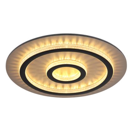 Globo - LED Диммируемый потолочный светильник LED/40Вт/230В 3000-6500К диаметр 45 см чёрный + пульт дистанционного управления