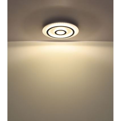 Globo - диммируемый светодиодный потолочный светильник LED/40 Вт/230 В 3000-6500 К, диаметр 45 см, белый, с пультом дистанционного управления