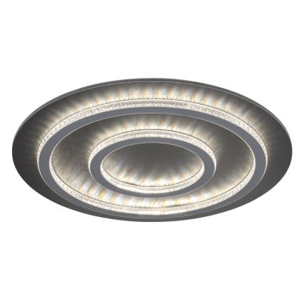 Globo - Светодиодный диммируемый потолочный светильник LED/60W/230V 3000-6500K диам. 55 см антрацит + пульт дистанционного управления