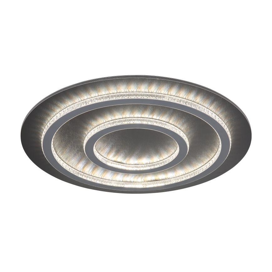 Globo - Светодиодный диммируемый потолочный светильник LED/60W/230V 3000-6500K диам. 55 см антрацит + пульт дистанционного управления