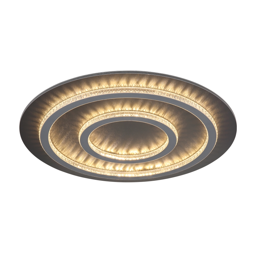 Globo - Светодиодный диммируемый потолочный светильник LED/60W/230V 3000-6500K диам. 55 см антрацит + пульт дистанционного управления