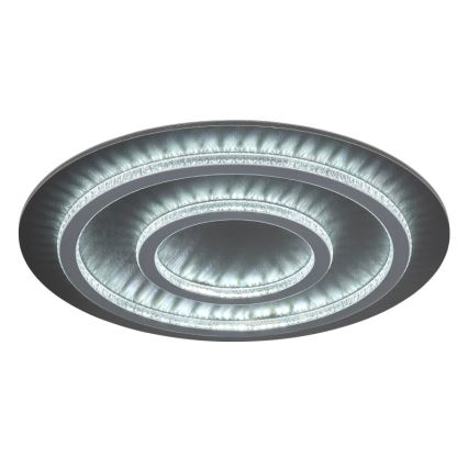 Globo - Светодиодный диммируемый потолочный светильник LED/60W/230V 3000-6500K диам. 55 см антрацит + пульт дистанционного управления