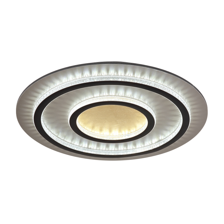 Globo - диммируемый потолочный светильник LED/60Вт/230В 3000-6500К, диаметр 55 см, чёрный, с пультом дистанционного управления