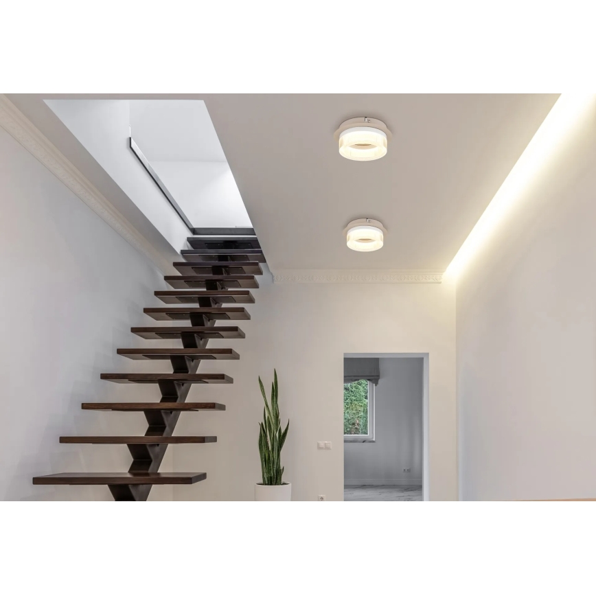 Globo - светодиодный потолочный светильник LED, 8 Вт, 230 В, 3000 К, диаметр 16 см