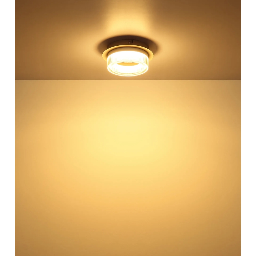 Globo - LED-стельовий світильник, 8 Вт, 230 В, 3000 К, діаметр 16 см