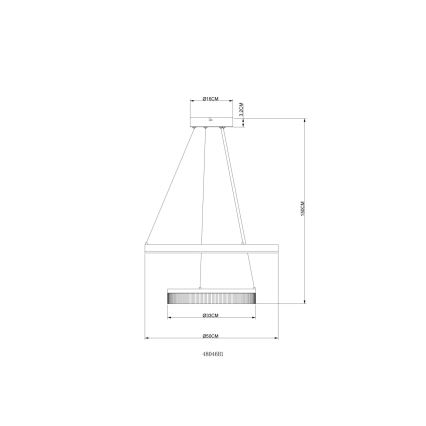 Globo - світлодіодна люстра на тросі LED/30W/230V 3000K
