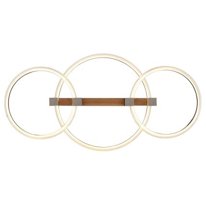 Globo - LED-стельовий світильник LED/40W/230V 3000K 76,1x38 см коричневий