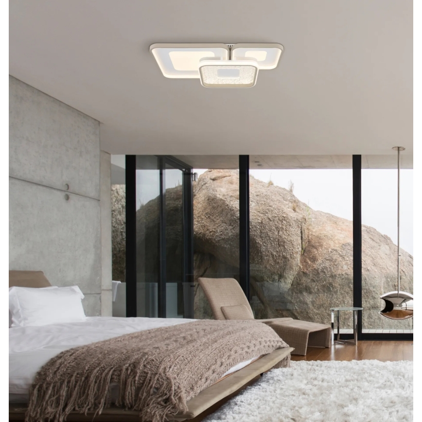 Globo - Диммируемый потолочный светильник LED/55Вт/230В 2700-6000K 65x45,5 см + пульт дистанционного управления