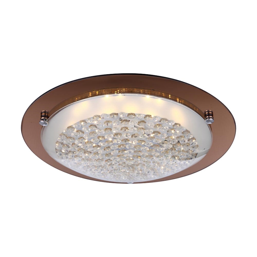Globo 48264 - Светодиодный хрустальный потолочный светильник TABASCO LED/18W/230V