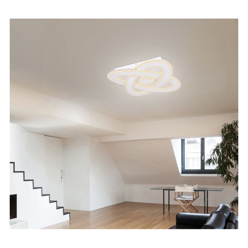 Globo - Светодиодный потолочный светильник с регулированием яркости LED/36W/230V 3000-6000K диаметр 50 см белый + дистанционное управление