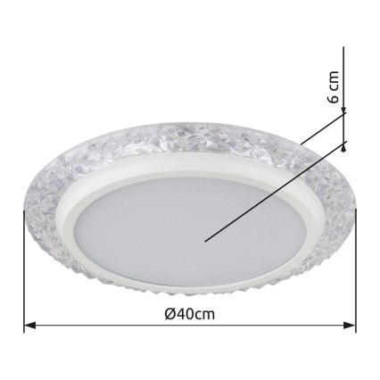 Globo - Светодиодный потолочный светильник LED/22W/230V 3000K диаметр 40 см