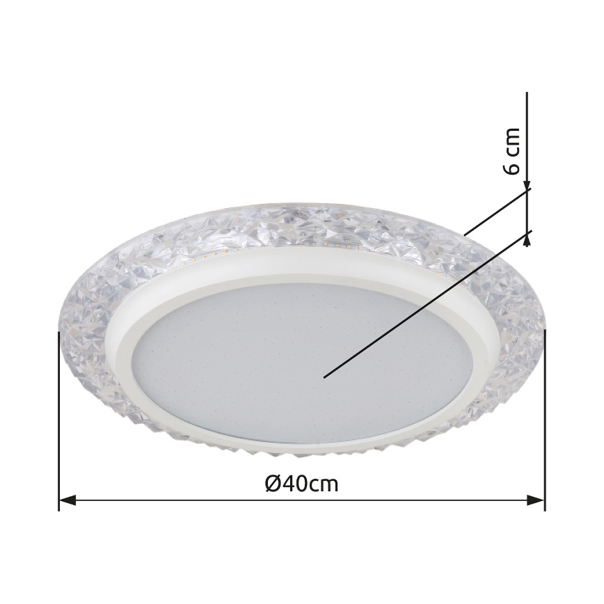 Globo - Светодиодный потолочный светильник LED/22W/230V 3000K диаметр 40 см