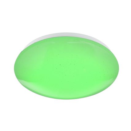 Globo - RGB-светодиодный диммируемый потолочный светильник LED/12W/230V + LED/3W + с пультом дистанционного управления