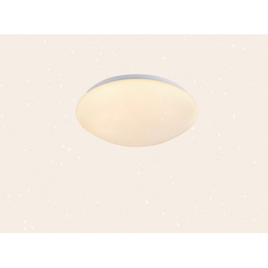 Globo - RGB-светодиодный диммируемый потолочный светильник LED/12W/230V + LED/3W + с пультом дистанционного управления