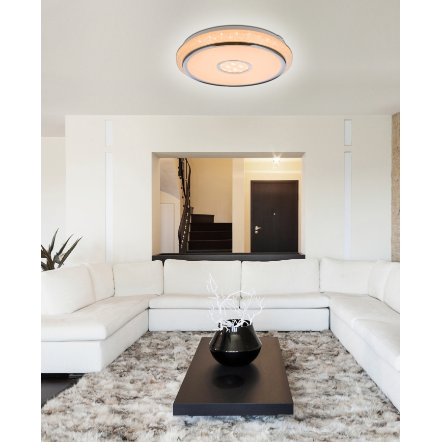 Globo - Светодиодный потолочный светильник с регулированием яркости LED/40W/230V 2700-6500K + дистанционное управление