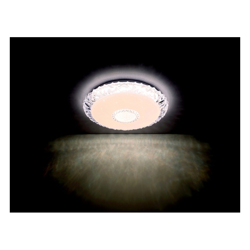 Globo - Светодиодный потолочный светильник с регулированием яркости LED/40W/230V 2700-6500K диаметр 50 см Wi-Fi Tuya + дистанционное управление