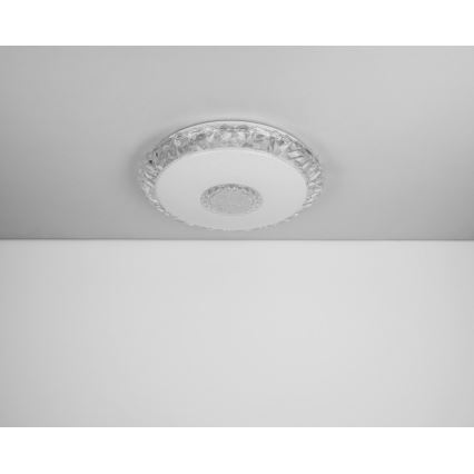 Globo - Светодиодный потолочный светильник с регулированием яркости LED/40W/230V 2700-6500K диаметр 50 см Wi-Fi Tuya + дистанционное управление