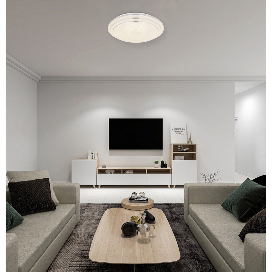 Globo - Светодиодный потолочный светильник с регулированием яркости LED/18W/230V диаметр 40 см 2700-6500K + дистанционное управление