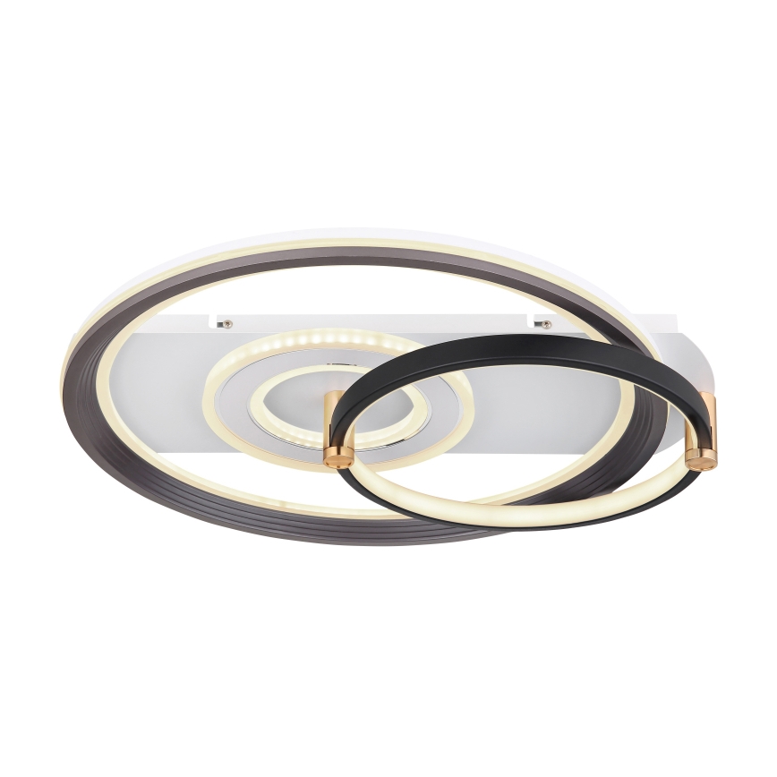 Глобо 48459-46 - світлодіодний стельовий світильник АНІ зі змінною яскравістю, 46 Вт/230 В, 2700–6000 К, 48×52 см + пульт дистанційного керування