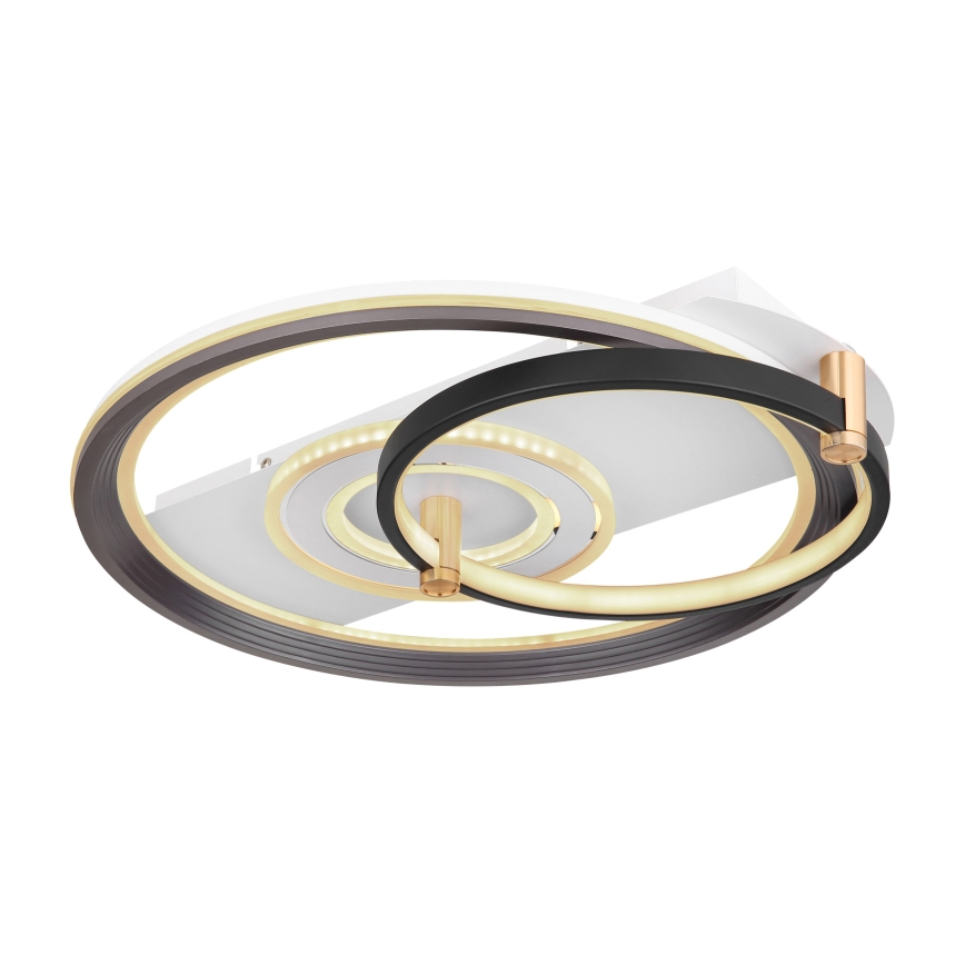 Глобо 48459-46 - світлодіодний стельовий світильник АНІ зі змінною яскравістю, 46 Вт/230 В, 2700–6000 К, 48×52 см + пульт дистанційного керування